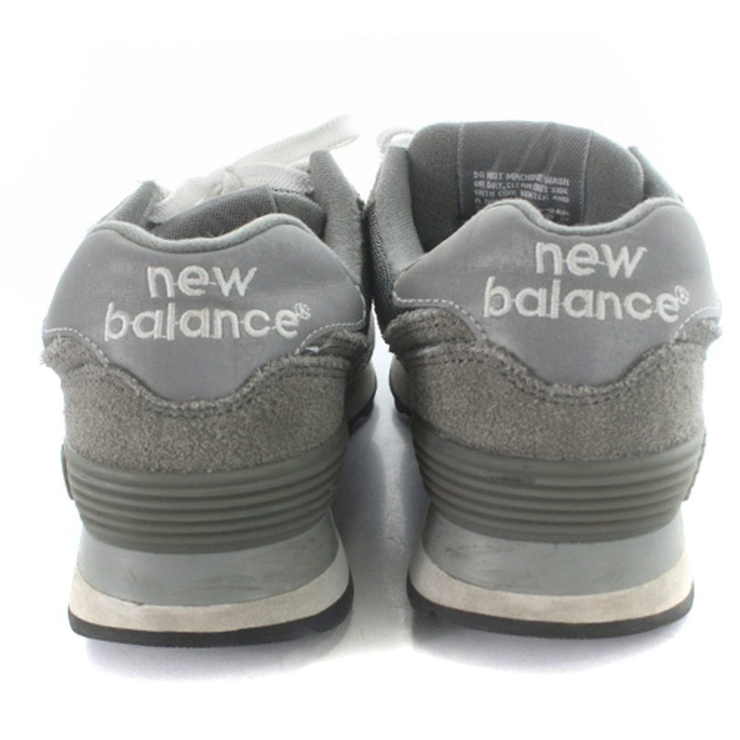 New Balance(ニューバランス)のニューバランス スニーカー ロゴ スエード 切替 24cm グレー レディースの靴/シューズ(スニーカー)の商品写真