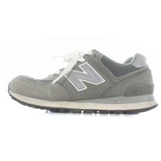 ニューバランス(New Balance)のニューバランス スニーカー ロゴ スエード 切替 24cm グレー(スニーカー)