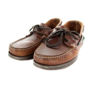 パラブーツ(Paraboot)のパラブーツ Paraboot BARTH デッキシューズ レザー 23cm 茶(その他)