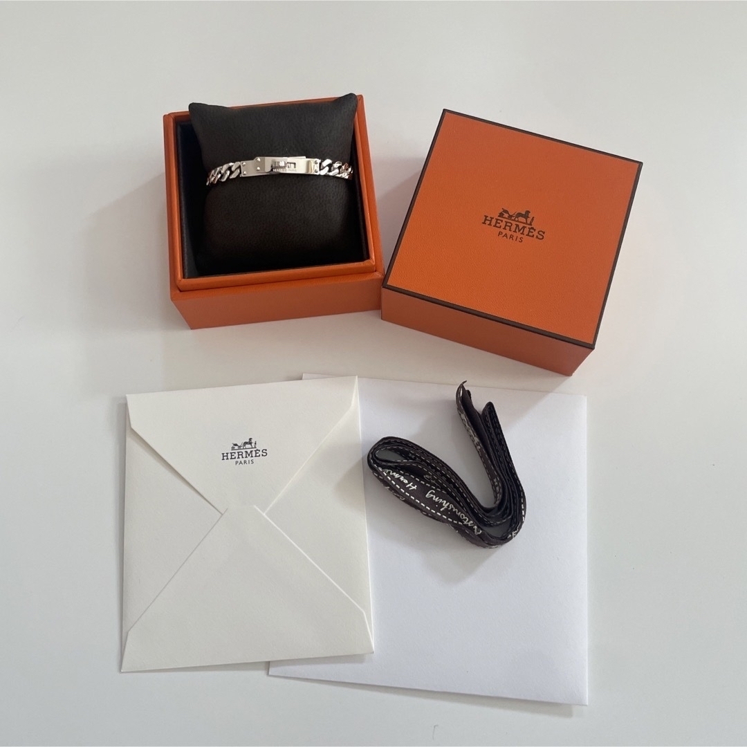 HERMES - エルメス ブレスレット ケリーグルメット シルバー HERMES - エルメス ブレスレット ケリーグルメット シルバー