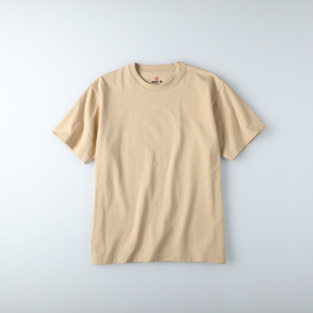 Hanes(ヘインズ)のHANES BEEFY-T ヘインズ ビーフィー H5190 XL ベージュ メンズのトップス(Tシャツ/カットソー(半袖/袖なし))の商品写真