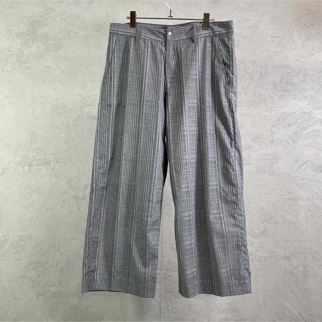 HOPE wind trouser 48 レーヨン混 ワイドスラックス