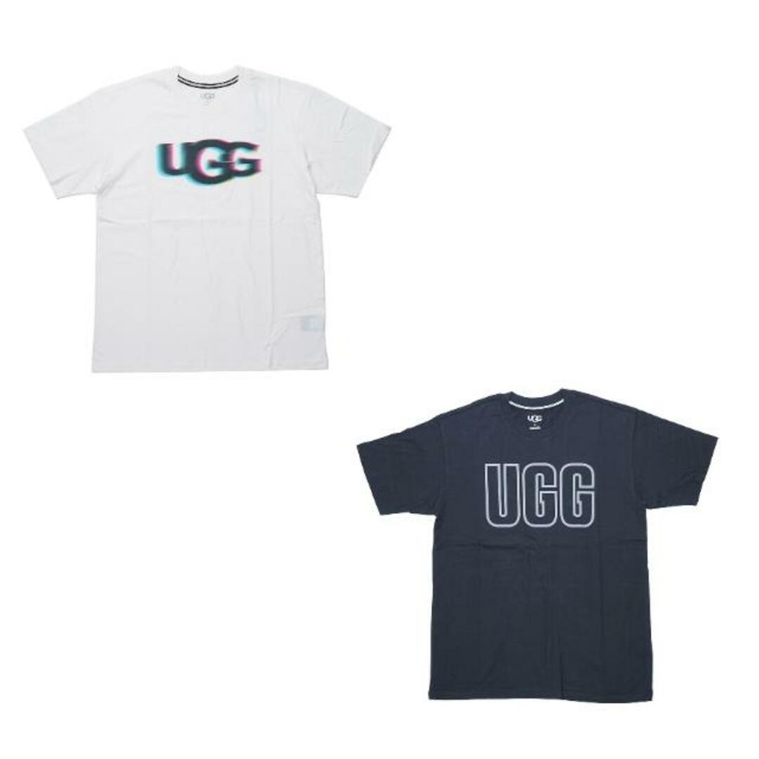 UGG(アグ) 1132417 RHETT SS LOGO TEE FL Tar Seal Graphic Outline 2