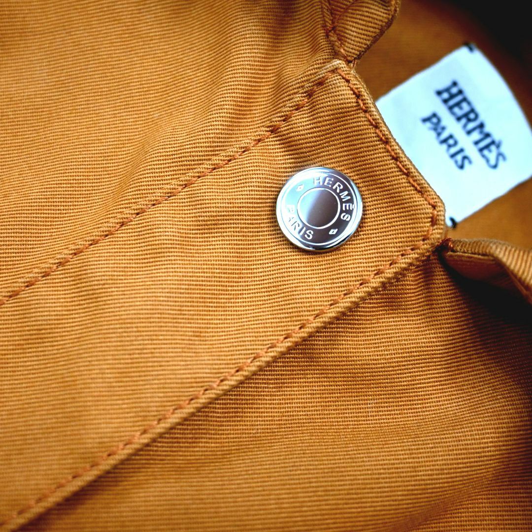 Hermes(エルメス)の★HERMES★未使用タグ付★ロールアップ袖★ショート ジャンプスーツ レディースのパンツ(オールインワン)の商品写真