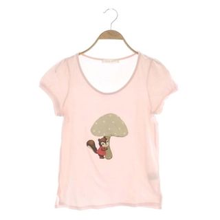 フランシュリッペ(franche lippee)のフランシュリッペ きのこ Tシャツ カットソー 半袖 ギャザースリーブ M(Tシャツ(半袖/袖なし))