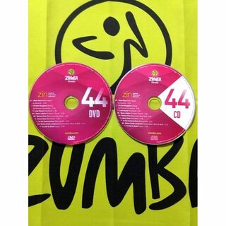 ズンバ(Zumba)のZUMBA　ズンバ　ZIN44　CD & DVD インストラクター専用(スポーツ/フィットネス)