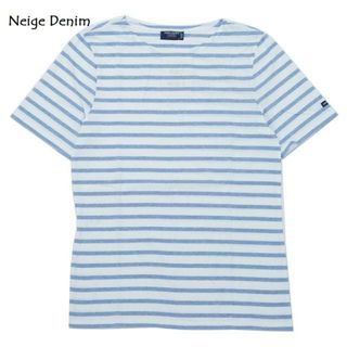 セントジェームス(SAINT JAMES)のSaint James(セントジェームス) 9863 levant moderne レヴェンドモダン 半袖Ｔシャツ Neige Denim(Tシャツ(半袖/袖なし))