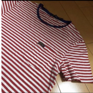 ポロラルフローレン(POLO RALPH LAUREN)のラルフローレンレッドボーダーコットンポケT(Tシャツ/カットソー(半袖/袖なし))