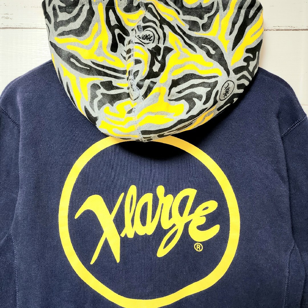 XLARGE パーカー　ネイビー