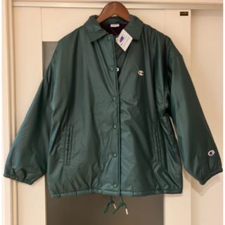 チャンピオン(Champion)の新品　タグ付　チャンピオン　コーチジャケット　レディース  グリーン(その他)