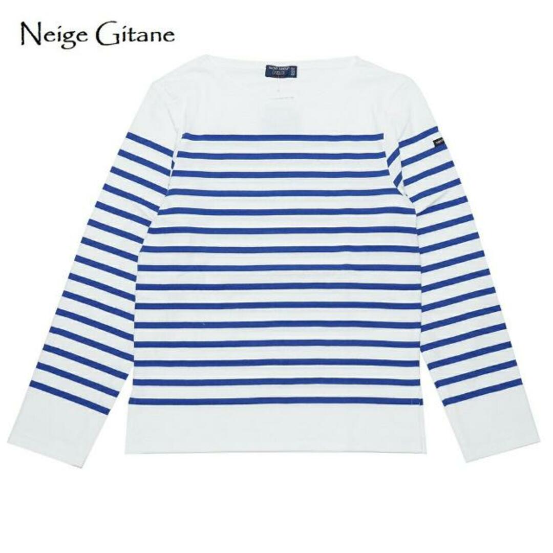 SAINT JAMES(セントジェームス)のSaint James(セントジェームス) 2691 NAVAL ナヴァル ボートネック 長袖Ｔシャツ メンズ レディース Neige Noir メンズのトップス(Tシャツ/カットソー(七分/長袖))の商品写真