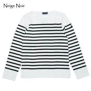 セントジェームス(SAINT JAMES)のSaint James(セントジェームス) 2691 NAVAL ナヴァル ボートネック 長袖Ｔシャツ メンズ レディース Neige Noir(Tシャツ/カットソー(七分/長袖))