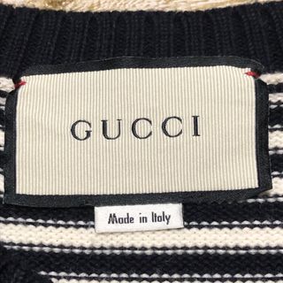 即完売 GUCCI グッチ GG刺繍満載 ストライプ ニット セーター⭐︎