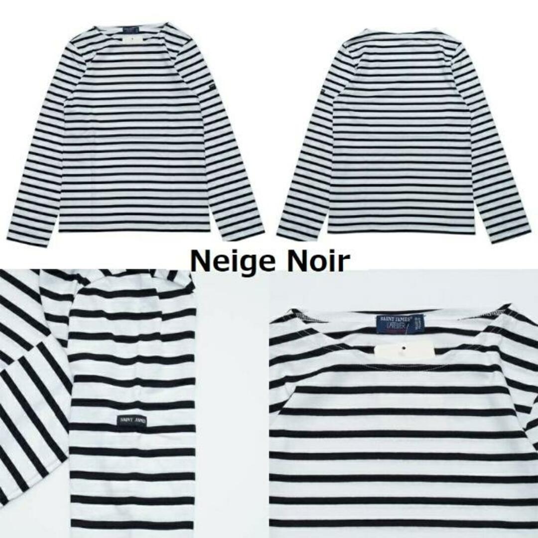 SAINT JAMES(セントジェームス)のSaint James(セントジェームス) 9858 MINQUIERS MODERNE ボートネック 長袖Ｔシャツ Natural Neige レディースのトップス(カットソー(長袖/七分))の商品写真