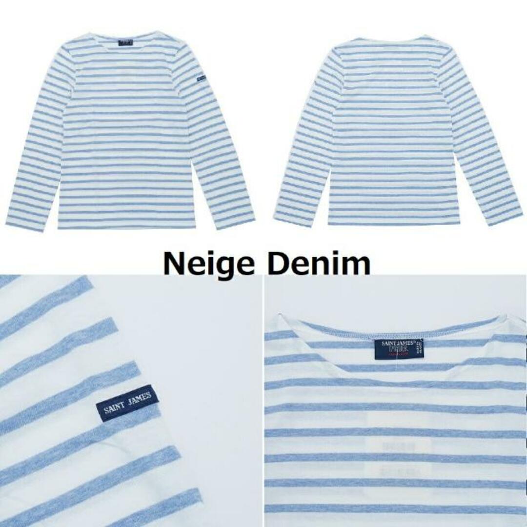 SAINT JAMES(セントジェームス)のSaint James(セントジェームス) 9858 MINQUIERS MODERNE ボートネック 長袖Ｔシャツ Natural Neige レディースのトップス(カットソー(長袖/七分))の商品写真