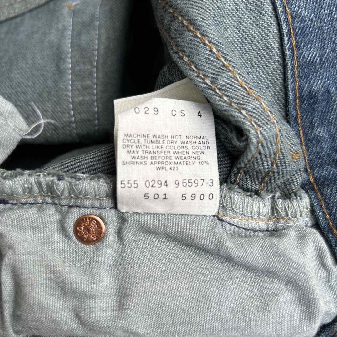 Levi's - 美品90年代 USA製 Levi's 501バレンシア製 デニム 後染め W34