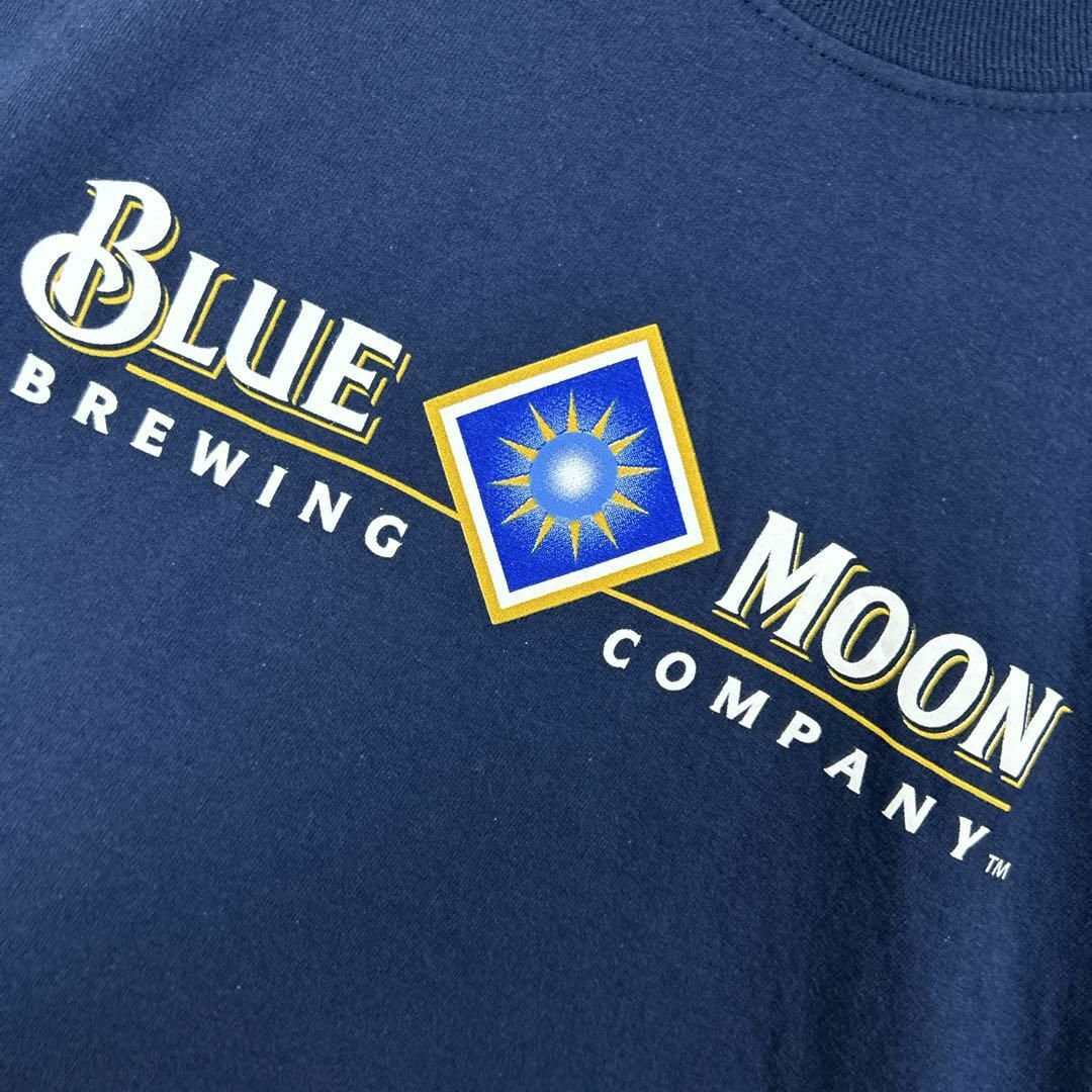 GILDAN(ギルタン)のBLUE MOON ブルームーン ビール センターロゴ Tシャツ 半袖 輸入品 メンズのトップス(Tシャツ/カットソー(半袖/袖なし))の商品写真