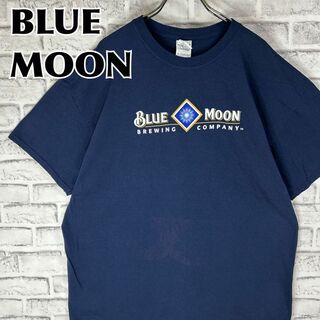 ギルタン(GILDAN)のBLUE MOON ブルームーン ビール センターロゴ Tシャツ 半袖 輸入品(Tシャツ/カットソー(半袖/袖なし))