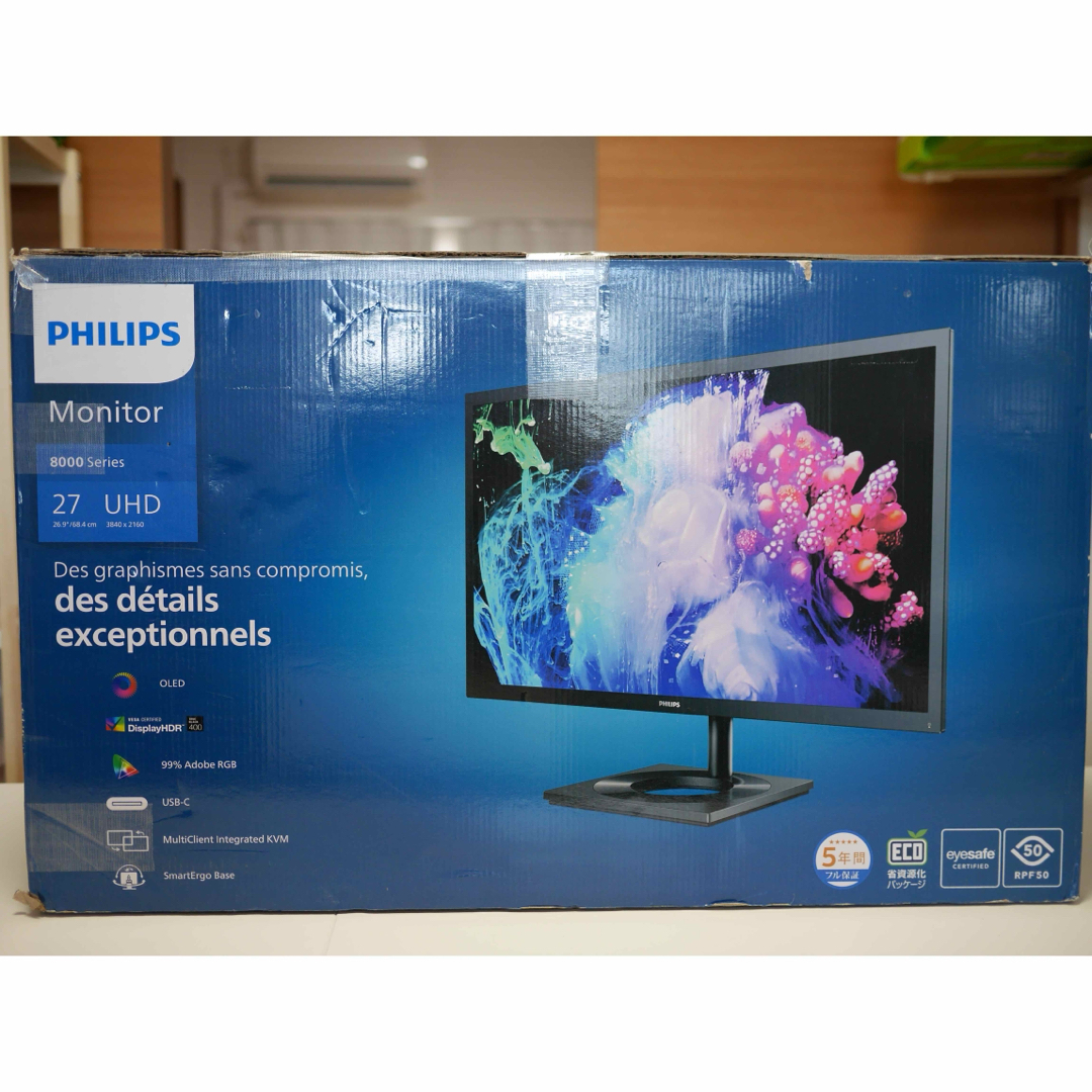 PHILIPS モニターディスプレイ 27E1N8900/11 OLED 4K