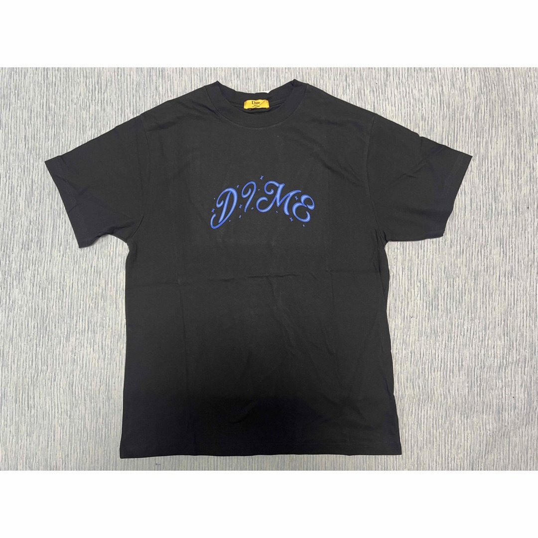 新品未使用 DIME ダイム スパークルロゴ Tシャツ ブラック