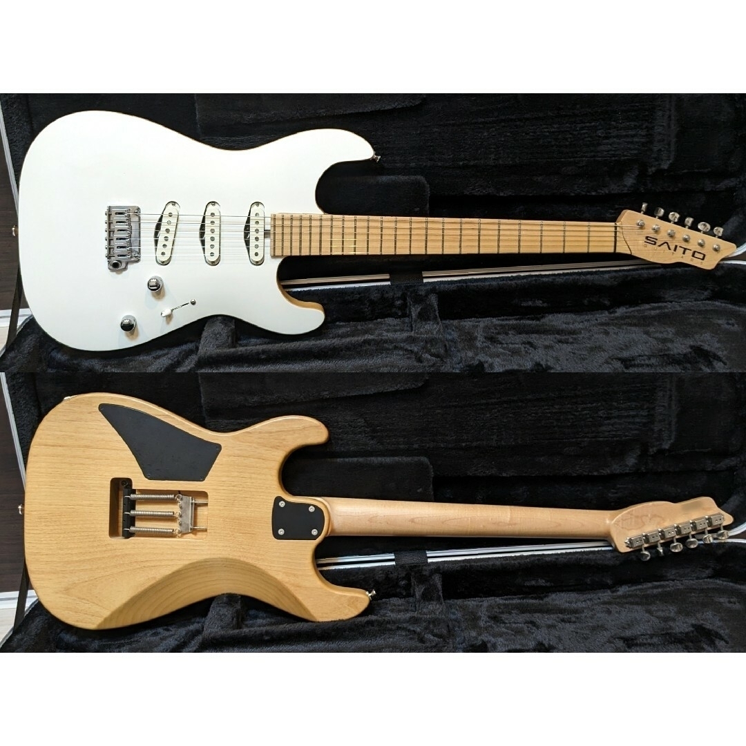 【送料無料】Saito Guitars S-622 Chamonix White