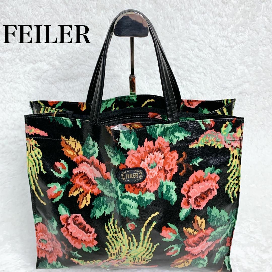 極美品 FEILER フェイラー バンドバッグ トートバッグ エコバッグ | フリマアプリ ラクマ