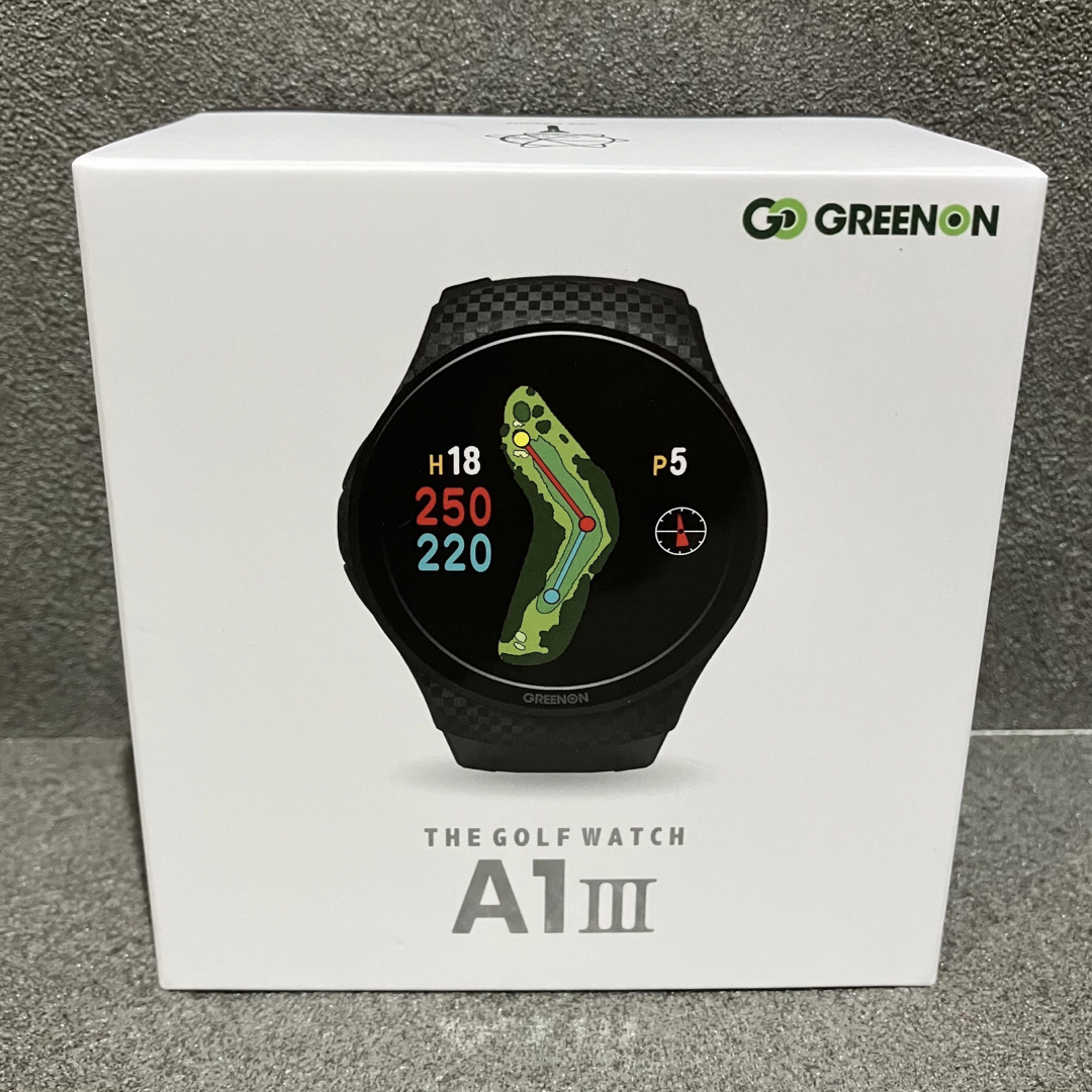 GreenOn(グリーンオン)の【新品】GREENON ゴルフ距離計 THE GOLF WATCH A1III スポーツ/アウトドアのゴルフ(その他)の商品写真