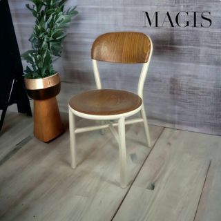 マジス(MAGIS)の【美品】MAGIS マジス パイプチェア プライウッド アーム無 ホワイト(その他)