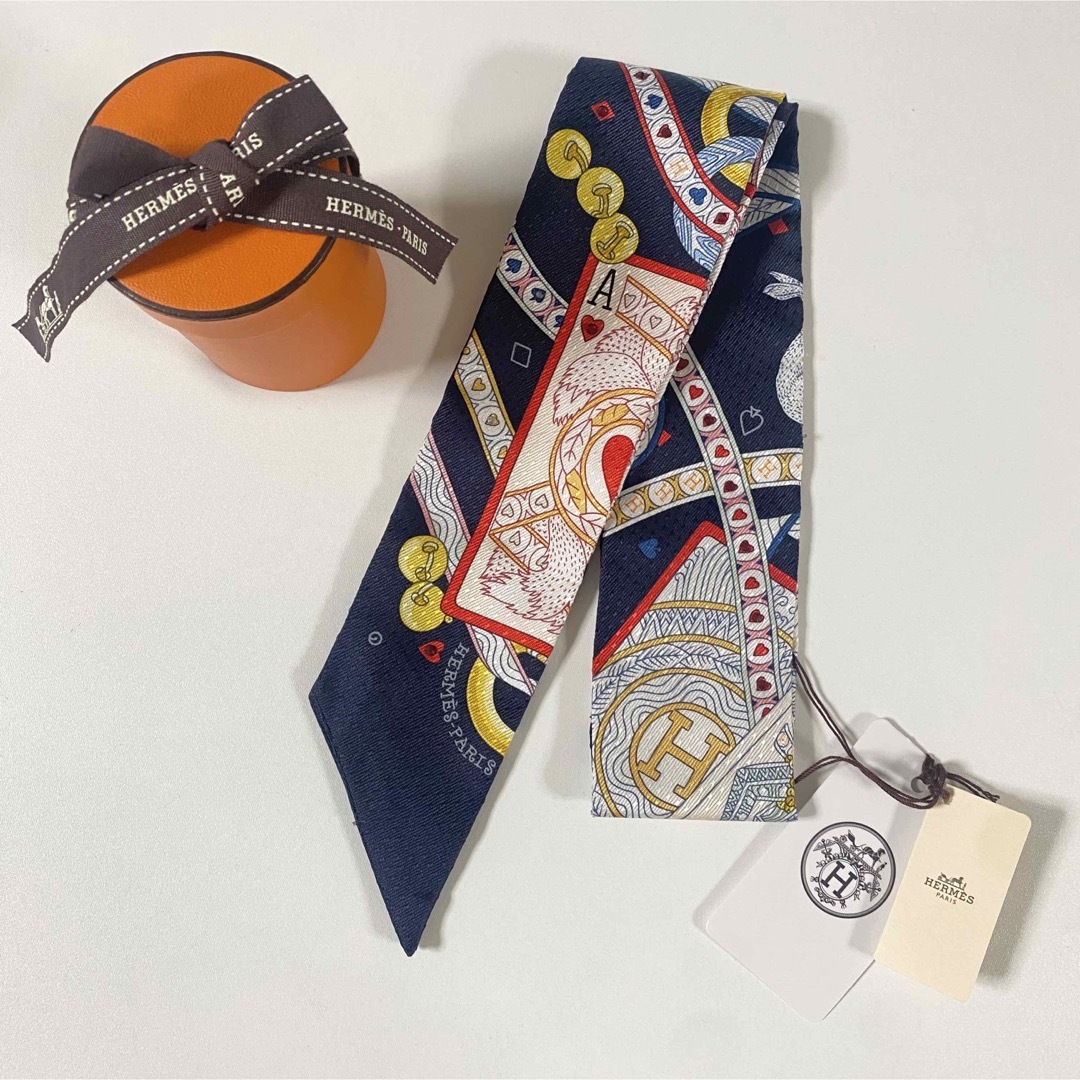 Hermes - HERMES◇ハートのクイーン◇2022AW ツイリー◇新品◇タグ付き
