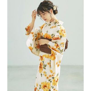 グレイル(GRL)の【最終値下】浴衣 セット イエロー(浴衣)