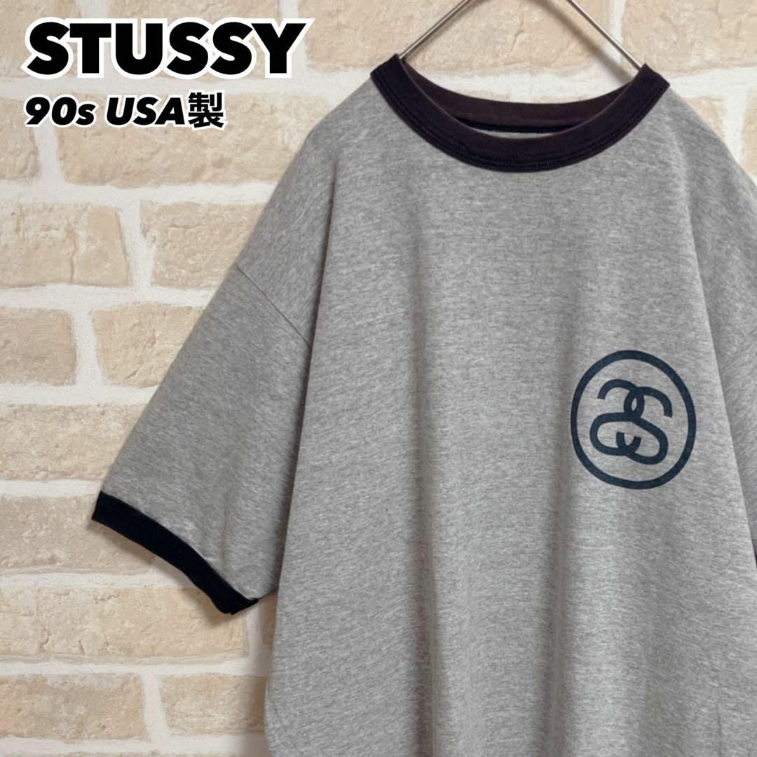 限定SALE人気SALE STUSSY USA製 STUSSY 90s ラグラン 半袖 リンガー tシャツの通販 by ぬーぴー  プロフ必読｜ステューシーならラクマ