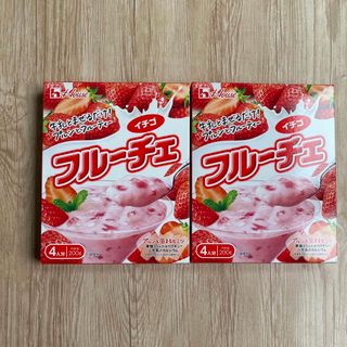 ハウスショクヒン(ハウス食品)の🍓フルーチェ イチゴ 8人分 400g (200g*2袋)(菓子/デザート)