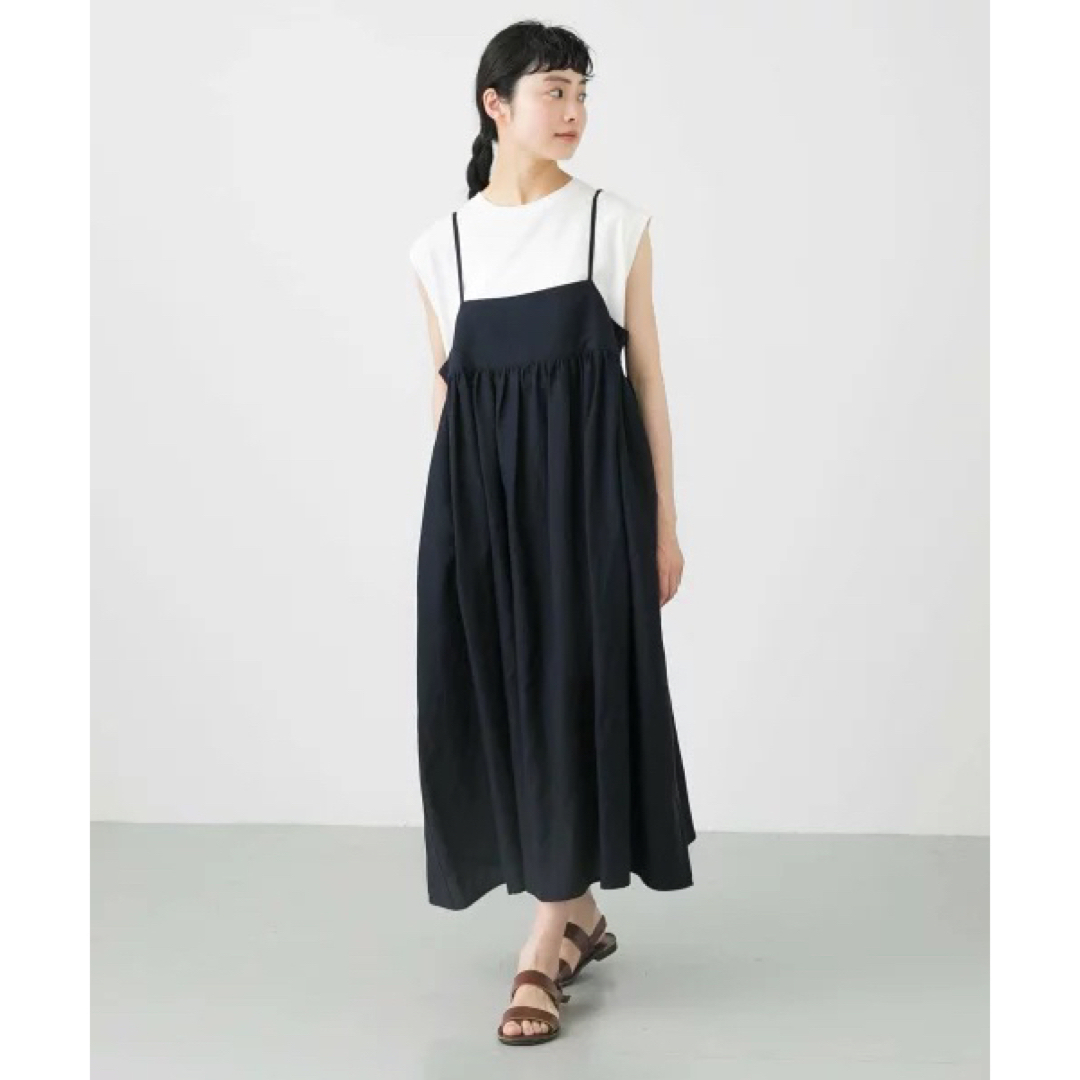 かぐれ - 新品◎かぐれ◎テンセルリネンキャミソールジャンパー