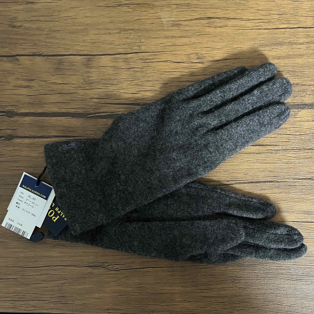 POLO RALPH LAUREN(ポロラルフローレン)の【新品】レディース 手袋 ラルフローレン フリーサイズ（21-22cm） レディースのファッション小物(手袋)の商品写真