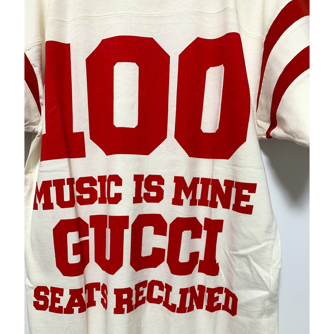 グッチ 100周年 MUSIC IS MINE ロゴ Tシャツ - Tシャツ(半袖/袖なし)