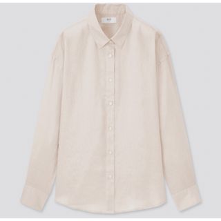 ユニクロ(UNIQLO)のUNIQLO プレミアムリネンシャツ(長袖)(シャツ/ブラウス(長袖/七分))