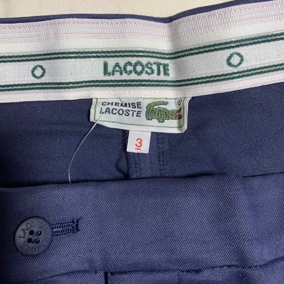 LACOSTE(ラコステ)の未使用　ラコステ    メンズショートパンツ   ネイビー① メンズのパンツ(ショートパンツ)の商品写真