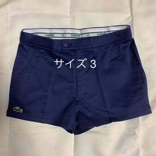 ラコステ(LACOSTE)の未使用　ラコステ    メンズショートパンツ   ネイビー①(ショートパンツ)