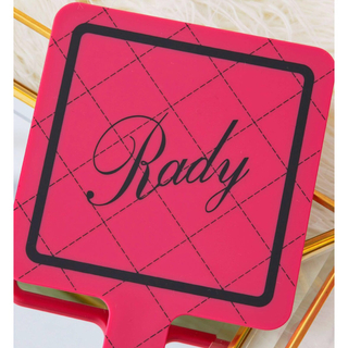 レディー(Rady)のRady キルティング　ミラー　ショッキングピンク　手鏡　新品　ピンク(ミラー)