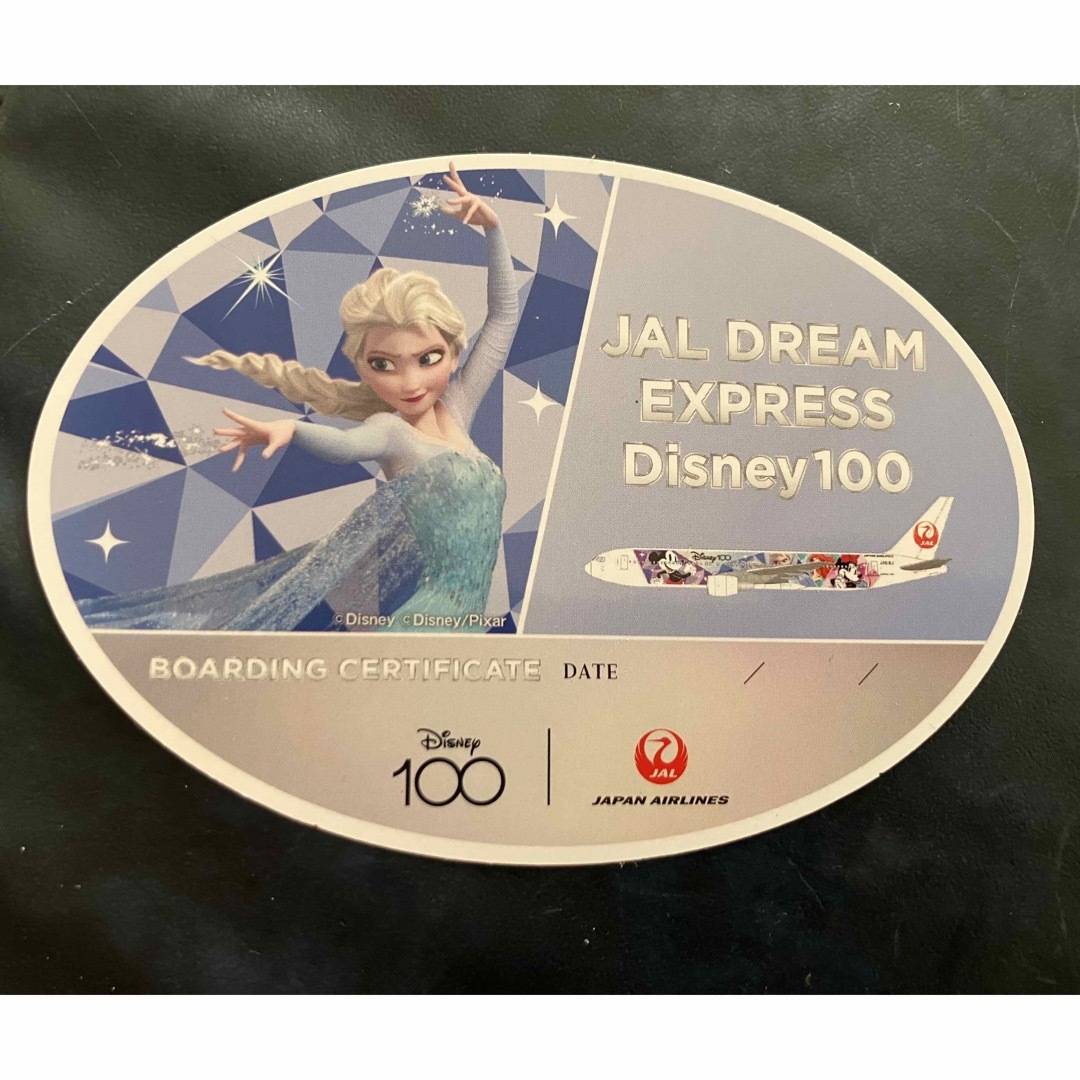 Disney(ディズニー)のJAL DREAM express Disney 100 ステッカー　エリサ エンタメ/ホビーのコレクション(ノベルティグッズ)の商品写真