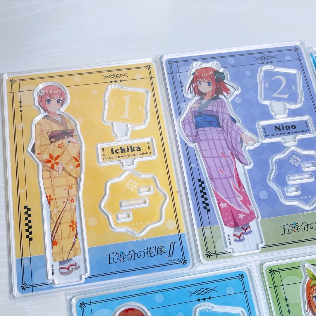 五等分の花嫁 映画村 アクリルスタンド 和ver アクリルジオラマ