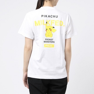 ミルクフェド(MILKFED.)のMILKFED. 　ポケモン　SS TEE PIKACHU XL Tシャツ半袖(Tシャツ(半袖/袖なし))