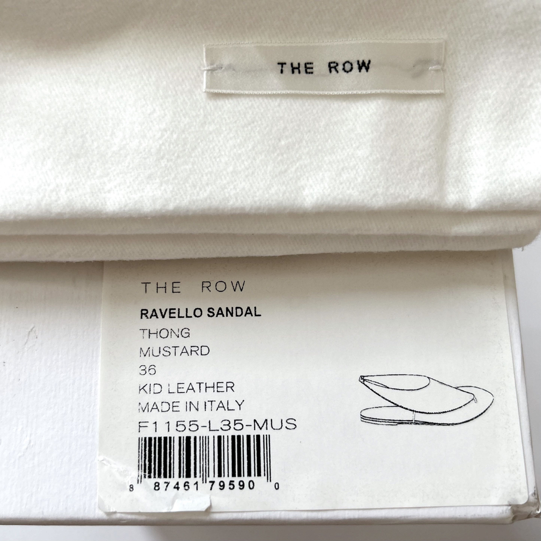 THE ROW(ザロウ)の新品/36 The Row ザロウ ザ ロウ サンダル マスタード イエロー レディースの靴/シューズ(サンダル)の商品写真