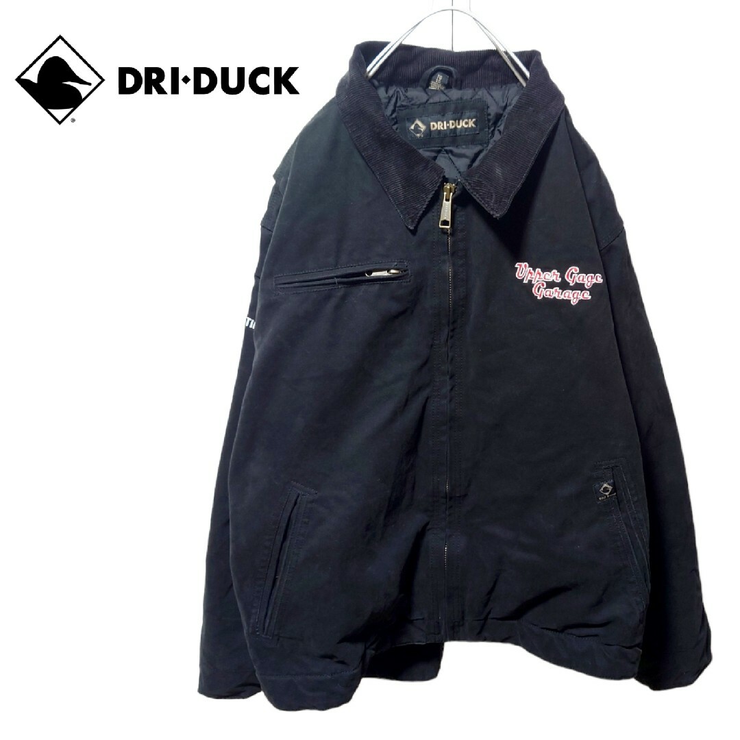 【DRI DUCK】コーデュロイ襟 ダック生地 デトロイトジャケットA-1148