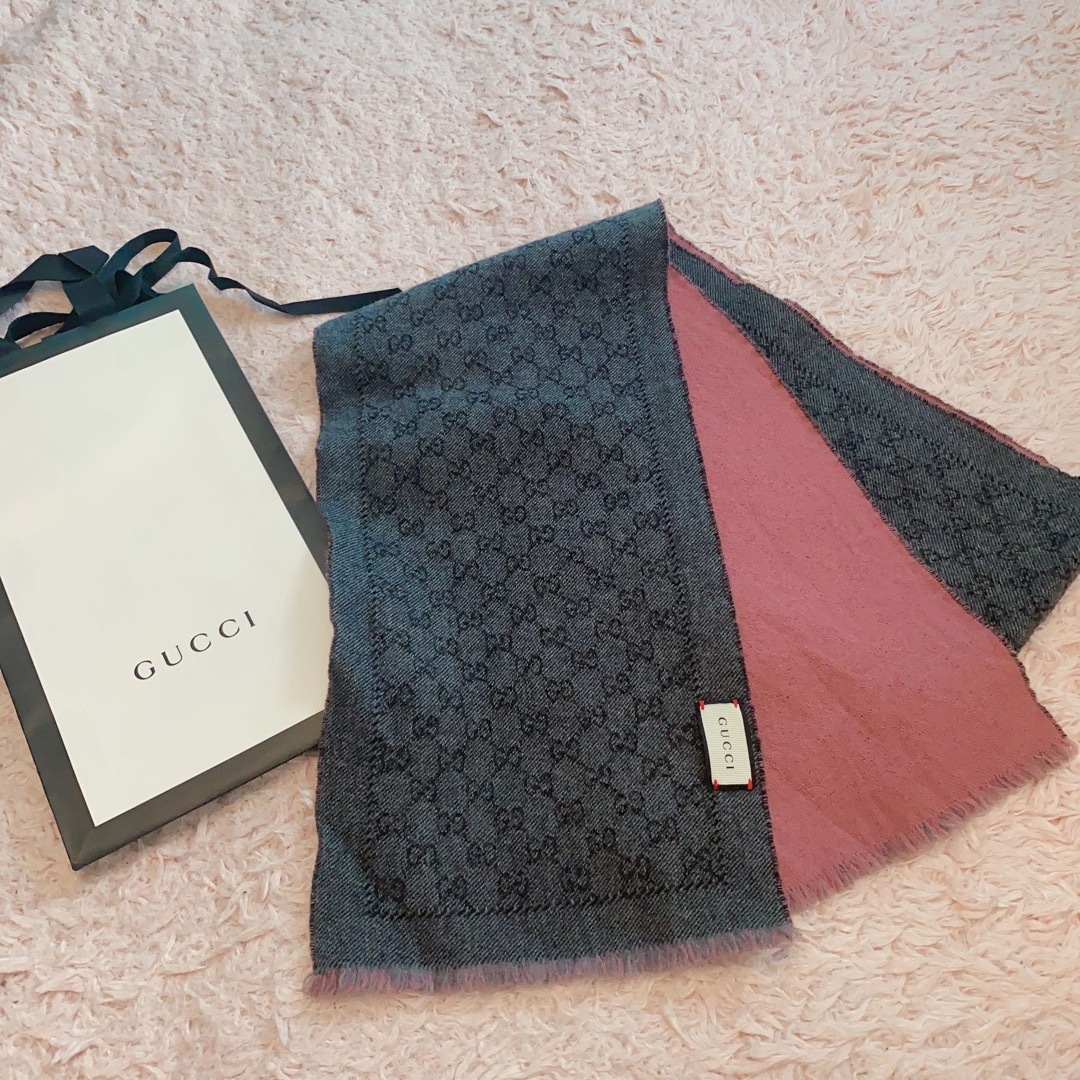 Gucci   GUCCI マフラー ストール ショール スカーフ 最高級ウールの