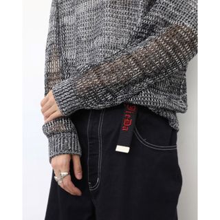 23ss jieda MESH OVERSIZED CREW ブラック 2
