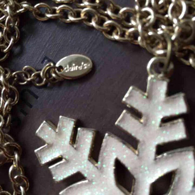 claire's(クレアーズ)のクレアーズ ペンダント雪の結晶 レディースのアクセサリー(ネックレス)の商品写真