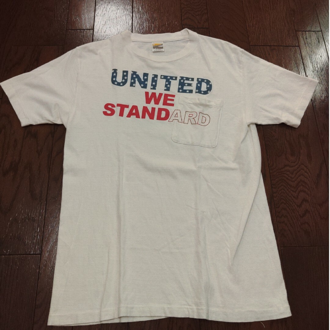 STANDARD CALIFORNIA(スタンダードカリフォルニア)のスタンダードカリフォルニア　Tシャツ　ポケT　S　白　星条旗 メンズのトップス(Tシャツ/カットソー(半袖/袖なし))の商品写真
