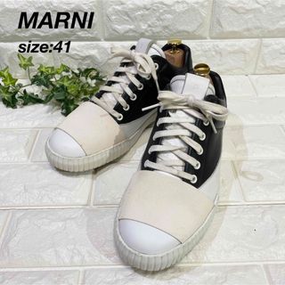 MARNI マルニ レザーローカットスニーカー 41-