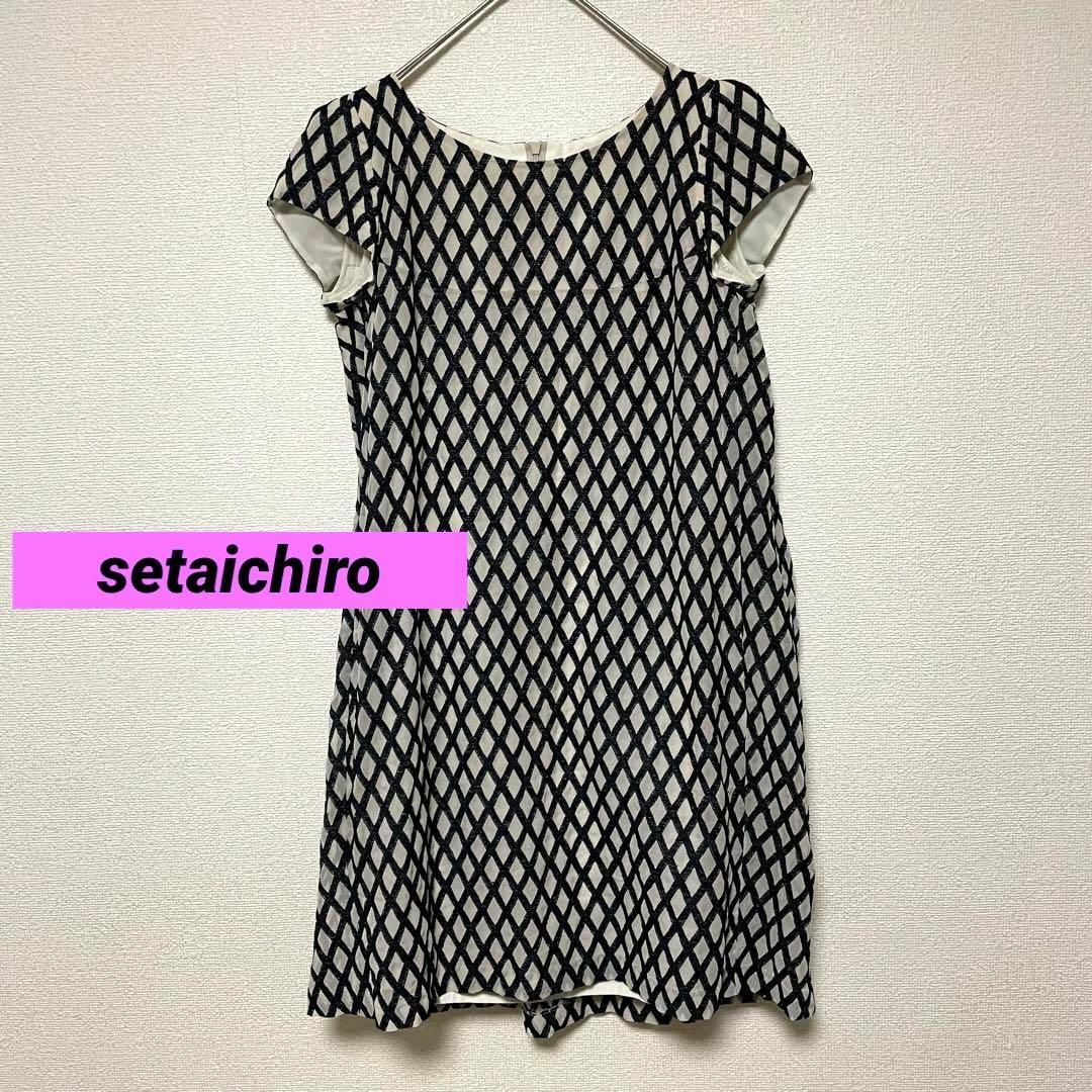 seta ichiro(セタイチロウ)のh93 setaichiro セタイチロウ ワンピース 個性的 オシャレ レディースのワンピース(ひざ丈ワンピース)の商品写真